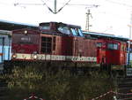 201 101 und 312 XXX der WFL im Bahnhof Delitzsch unt Bf am 6.11.17