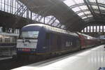 ER20-015 der WFL/SKL als RE6 mit ziel Chemnitz Hbf im Bahnhof Leipzig Hbf am 11.3.24