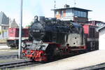 99 6001 im Bw Wernigerode am 2.6.22