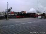 Mecklenburgische Bderbahn  Molli  beim Rangieren im Bahnhof Bad Doberan am 13.4.13