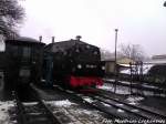 RBB 99 4802 Abgestellt im kleinbahn BW Putbus am 18.2.13