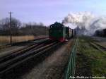 RBB Mh 53 unterwegs nach Ghren bei der Ausfahrt aus Putbus am 21.4.13