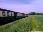 RBB 99 4802 zieht den Personenzug nach Lauterbach Mole am 27.5.13