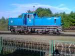 RBB 251 901 wartet auf den Zug aus Ghren im Bahnhof Putbus am 29.5.13