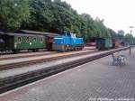 RBB 251 901 beim Rangieren im Bahnhof Putbus am 27.7.13