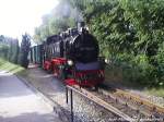 RBB 99 1784 bei der Einfahrt in Lauterbach Mole am 27.7.13