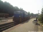 RBB 251 901 beim Rangieren im Bahnhof Putbus am 27.7.13