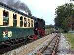 RBB 99 1782 untwerwegs nach Ostseebad Ghren / Hier bei Posewald am 6.8.13