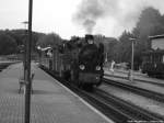 RBB Mh 52 mit dem Sonderzug bei der Einfahrt in Putbus am 30.8.13