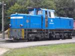 RBB 251 901 macht sich Startkalr im Bahnhof Putbus am 30.8.13