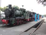 RBB Mh 53, 99 4802, Mh 52, Kf 6003 & hinten noch 99 1784 & 199 008 im Kleinbahn BW Putbzus am 15.9.13