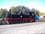 99 1608 abgestellt in Putbus am 2.10.13