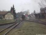 RBB 99 4802 im Bahnhof Putbus am 2.1.14