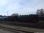 RBB 99 4011 und 99 1784 abgestellt im Bahnhof Putbus am 17.4.14