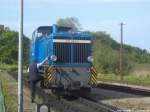 RüBB 251 901 auf Rangierfahrt in Putbus am 8.6.14