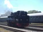 RBB 99 1784 bei den Fhrerstandsmitfahren beim Bahnhosfest in Putbus am 15.6.1%