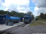 RBB 251 901 an der Loktankstelle in Putbus am 13.6.14