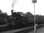 99 4511 mit dem Sonderzug im Bahnhof Putbus am 12.10.14