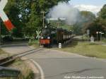 RBB Mh52 mit dem Traditionszug unterwegs nach Putbus in Posewald am 30.5.15