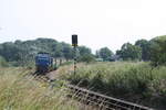 251 901 der RBB unterwegs nach Putbus am 26.7.21