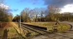 Amelinghausen, Bedarfshaltepunkt Schafstall der Museumseisenbahn  Ameisenbär .