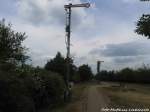 Stillgelegtes Signal am  Thringer Bahnhof in Halle (Saale) am 11.6.15