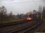 Wagen 691 unterwegs nach Frohe Zukunft am 20.11.14