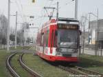 HAVAG Wagen 656 als Linie 10 mit ziel Gttinger Bogen zwischen der Haltestelle S-Bahnhof Neustadt und Schwimmhalle am 11.4.15