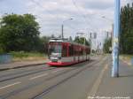 Wagen 608 der HAVAG unterwegs zum Hbf am 10.6.15