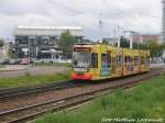 Wagen 604 der HAVAG unterwegs zum Hauptbahnhof am 27.7.15