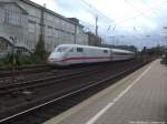 401 574-9 mit ziel HH-Altona bei der Ausfahrt aus Hamburg Hbf am 1.9.13