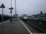 BR 411 beim durchfahren des Bahnhofs Grokorbetha am 22.1.15