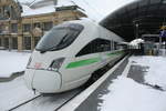 411 026 im Bahnhof Halle/Saale Hbf am 10.2.21