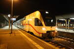 4110 116 als IC mit ziel Warnemnde im Bahnhof (Naumburg (Saale) Hbf am 25.3.21