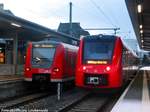 425 575 und 622 033 im Bahnhof Worms Hbf am 15.1.17