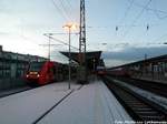 622 021/521, 622 533/033 und 425 519 im Bahnhof Worms Hbf am 15.1.17