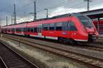 DB 442 729 steht am 3 April 2017 in Nürnberg Hbf.