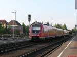 Zwei VT 612 als IRE Dresden Hbf - Nrnberg Hbf, umgeleitet ber Weiden/OPf.