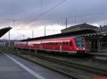 VT 612 von Hof Hbf nach Regensburg Hbf.