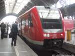 612 108 mit ziel Chemnitz Hbf  im Bahnhof Leipzig Hbf am 8.9.14