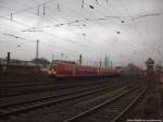 BR 612 im Doppelpack mit ziel Hannover Hbf beim verlassen des Bahnhofs Halle (Saale) Hbf am 19.11.14