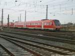 612 511 / 011 und 612 017 / 517 beim einfahren in den Hallenser Hbf am 17.3.15