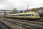 DB 612 105 steht am 1.Januar 2019 in Ulm Hbf abgestellt.