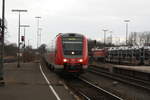 612 160/660 mit ziel Schirnding bei der Einfahrt in den Bahnhof Marktredwitz am 22.3.21