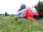 622 028 / 528 aus Monsheim kommend bei der Einfahrt in Grnstadt am 1.6.16