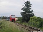 622 526 / 026 aus Eiswoog kommend bei der einafhrt in Grnstadt am 1.6.16