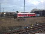 ein 628er abgestellt in Pasewalk am 16.2.14