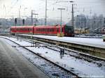 628 XXX bei der Einfahrt in den Ulmer Hbf am 23.1.17