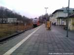 642 053/553 als RE8 mit Ziel Tessin im Bahnhof Bad Doberan am 13.4.13