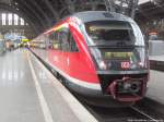 642 640/140 als RB mit Ziel Leipzig Hbf im Bahnhof Leipzig Hbf am 15.2.14